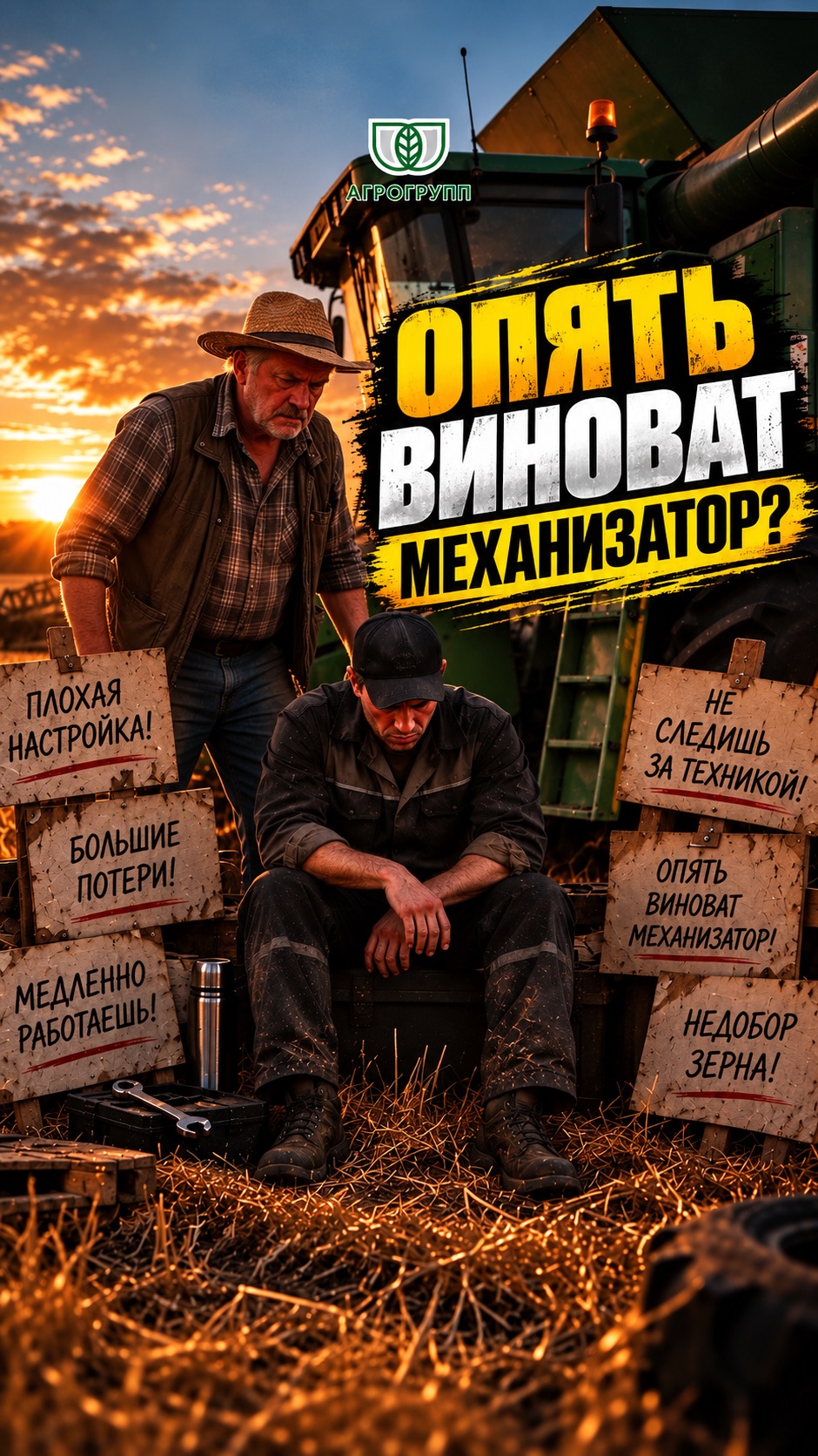 🤬 ОПЯТЬ ВИНОВАТ МЕХАНИЗАТОР?