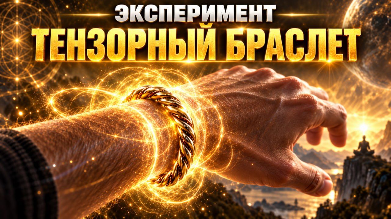 ЭКСПЕРИМЕНТ. ТЕНЗОРНЫЙ БРАСЛЕТ