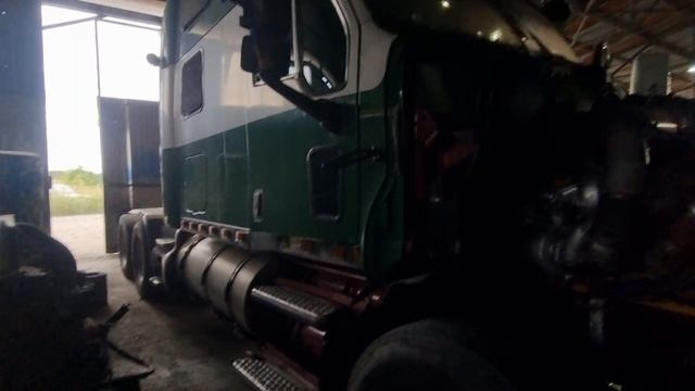 Кенворт Т2000 замена двиг. Cat 15 на Саt BXS.связываем с ZF16 кпп.
