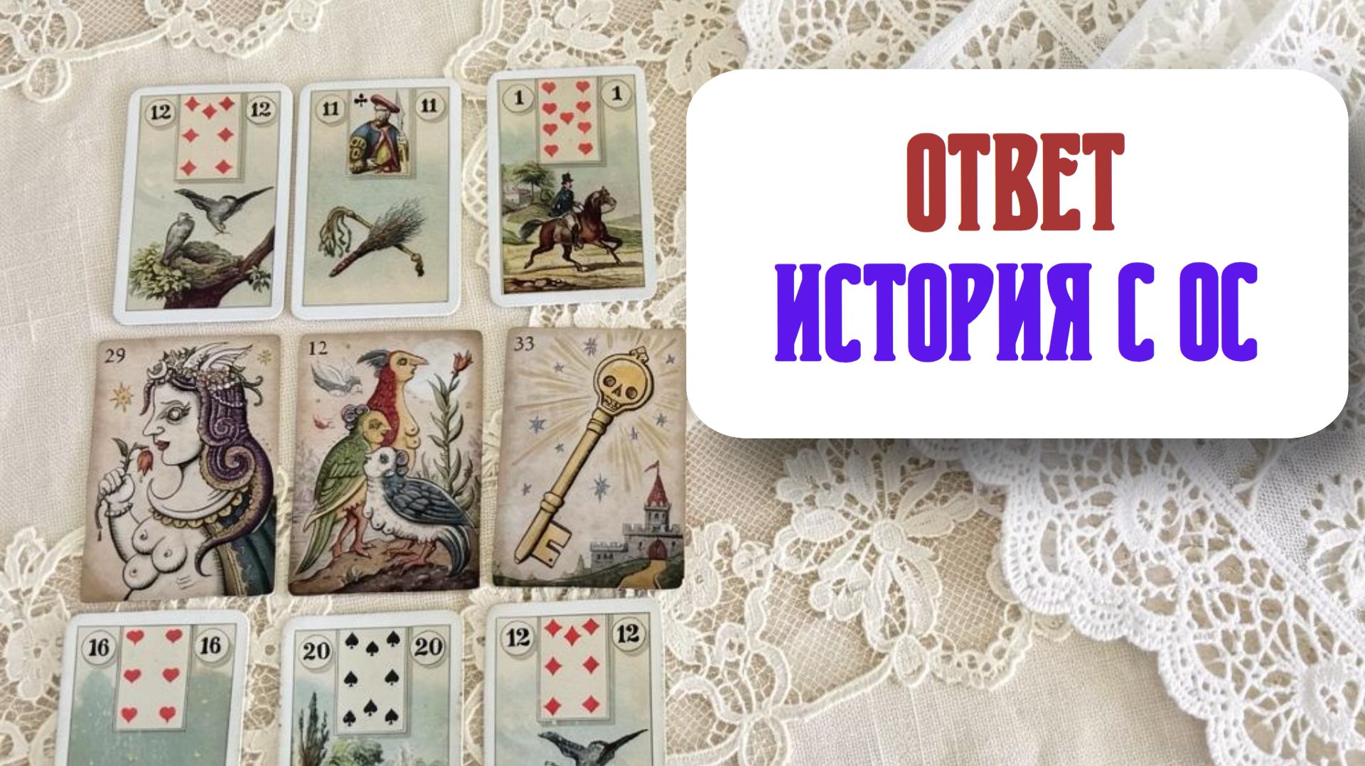 ⚡🔔ОБРАТНАЯ СВЯЗЬ ПО ТРИАДЕ ЛЕНОРМАН💌  ОТВЕТ НА ЗАДАНИЕ👌🌞