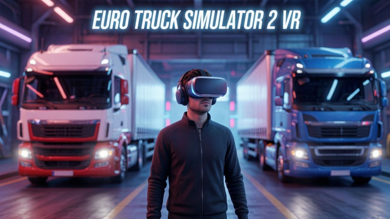 Euro Truck Simulator 2 в VR Шлеме Куда Бензин Делся #3
