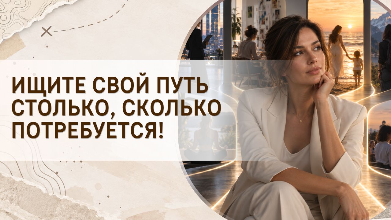Видео: Ищите свой путь столько, сколько потребуется!