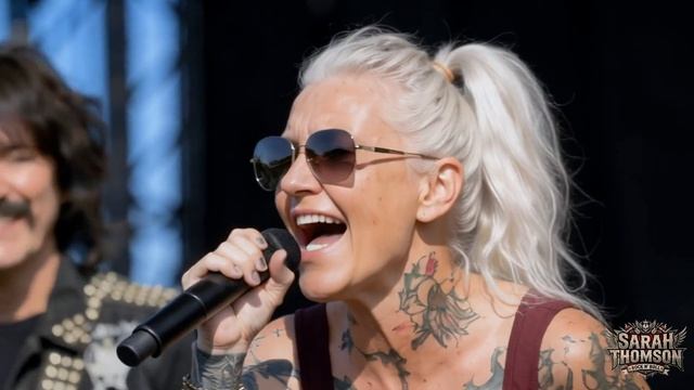SARAH THOMSON Rocks The Crowd In A New Los Angeles Festival With 'ANGEL WATCHING OVER ME' -WoodStock