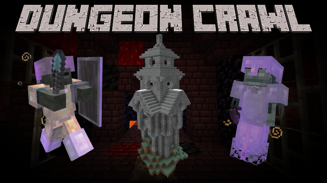 Minecraft обзор мода Dungeon Crawl: Новые данжи с подземельями!