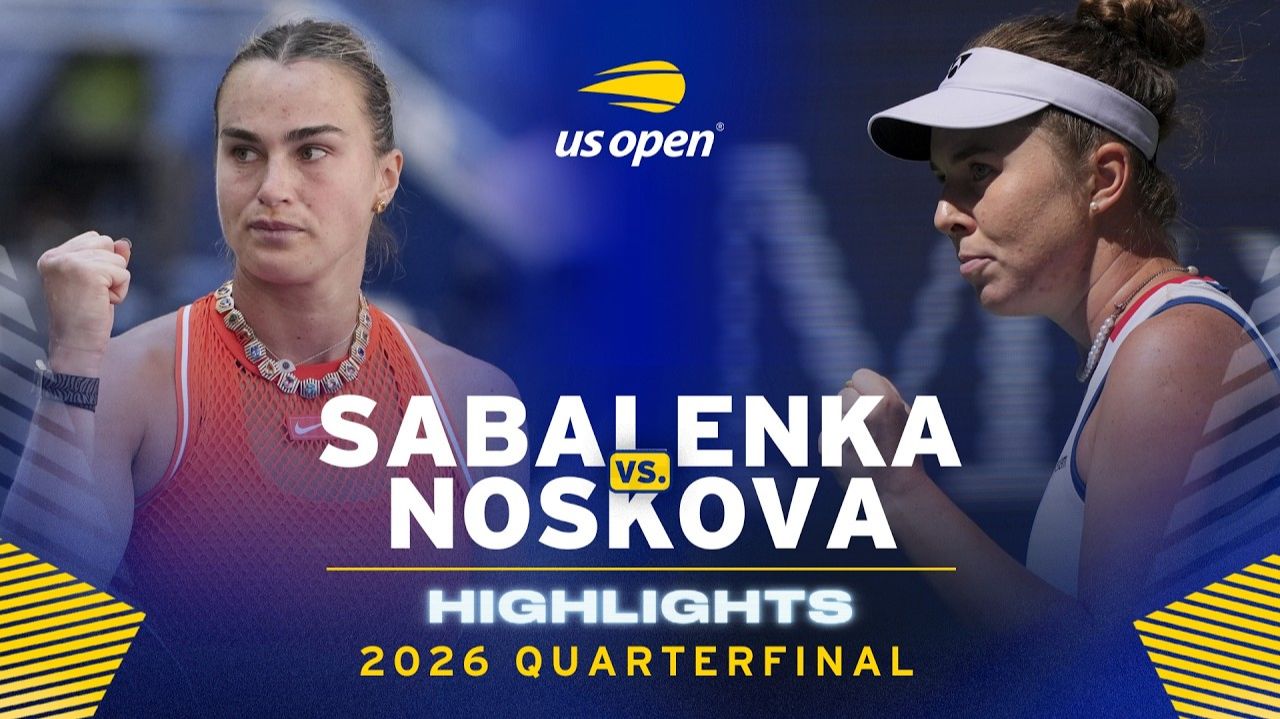 09.09.26 | Хайлайты | Арина Соболенко Vs Линды Носковой | Женщины | 1/4 Финала | US Open 2026