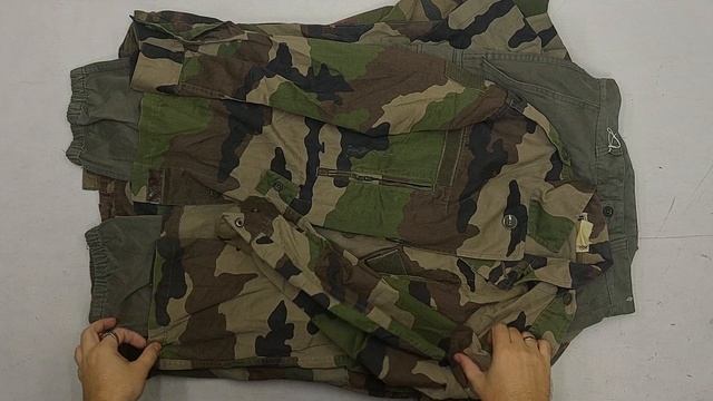 Военная одежда Франция  секонд оптом 11 пак