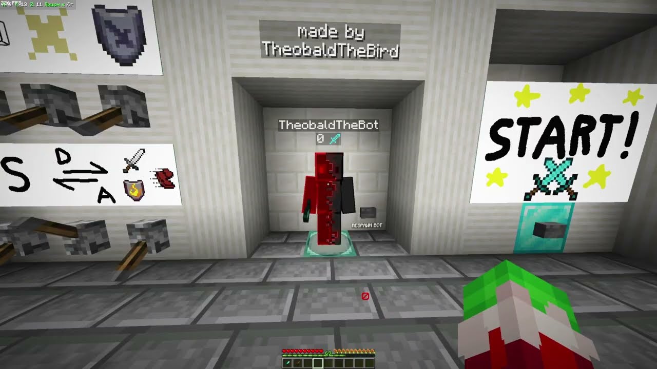 Гайд по установке карты для тренировки PVP#майнкрафт #пвп #minecraft #pvp #гайд #guide #marlowww