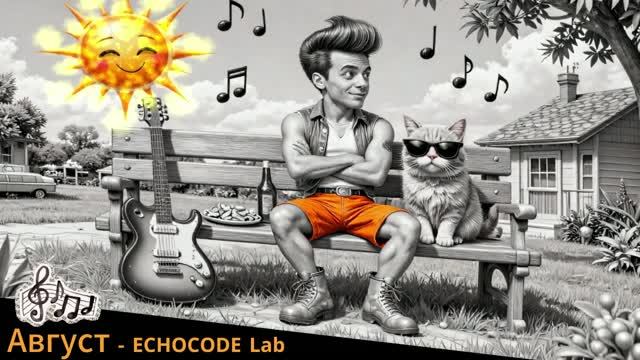ECHOCODE Lab - Август (Ю. Аганин) | AI Twist Cover | #песняпроавгуст #музыканейросетей #рокнролл