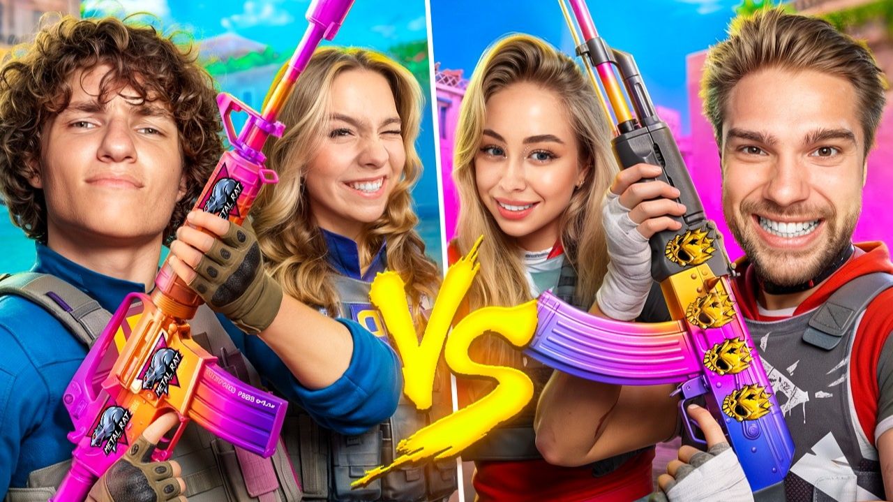 БИТВА ПАР😱РИТТЕР И ДАША Vs НИКИТА И ИРА  НА 150К ГОЛДЫ В STANDOFF 2