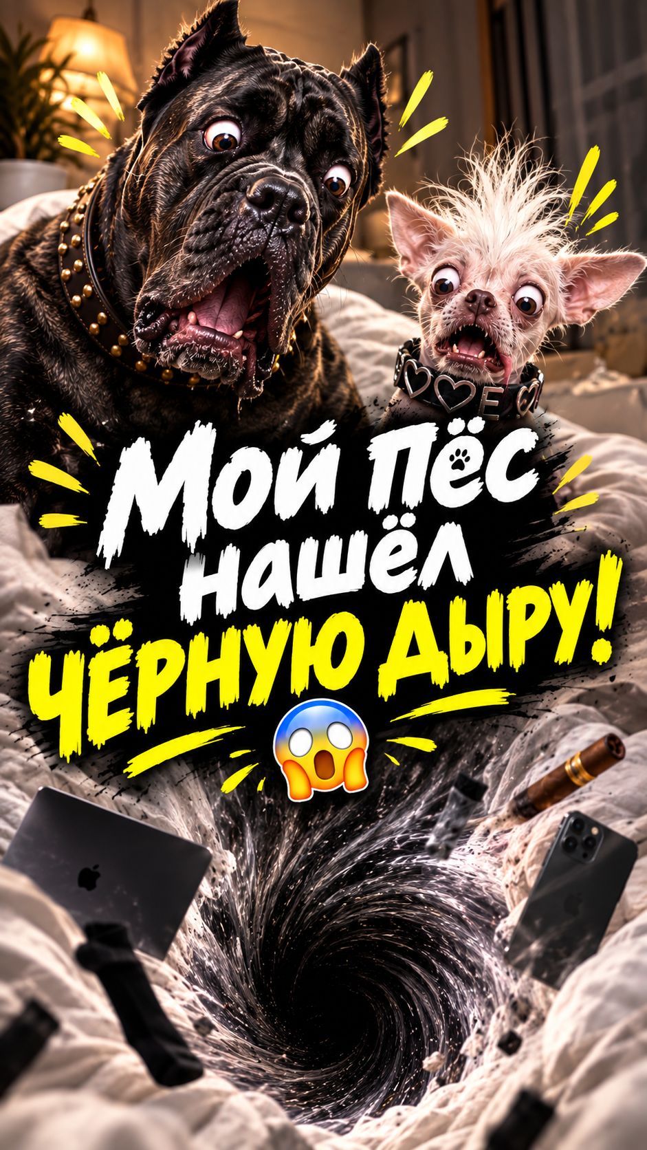 Мой пёс нашел черную дыру?! 