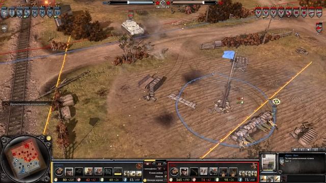 МОЩНАЯ БИТВА двух ТОПов Company Of Heroes 2 - СССР против Вермахта