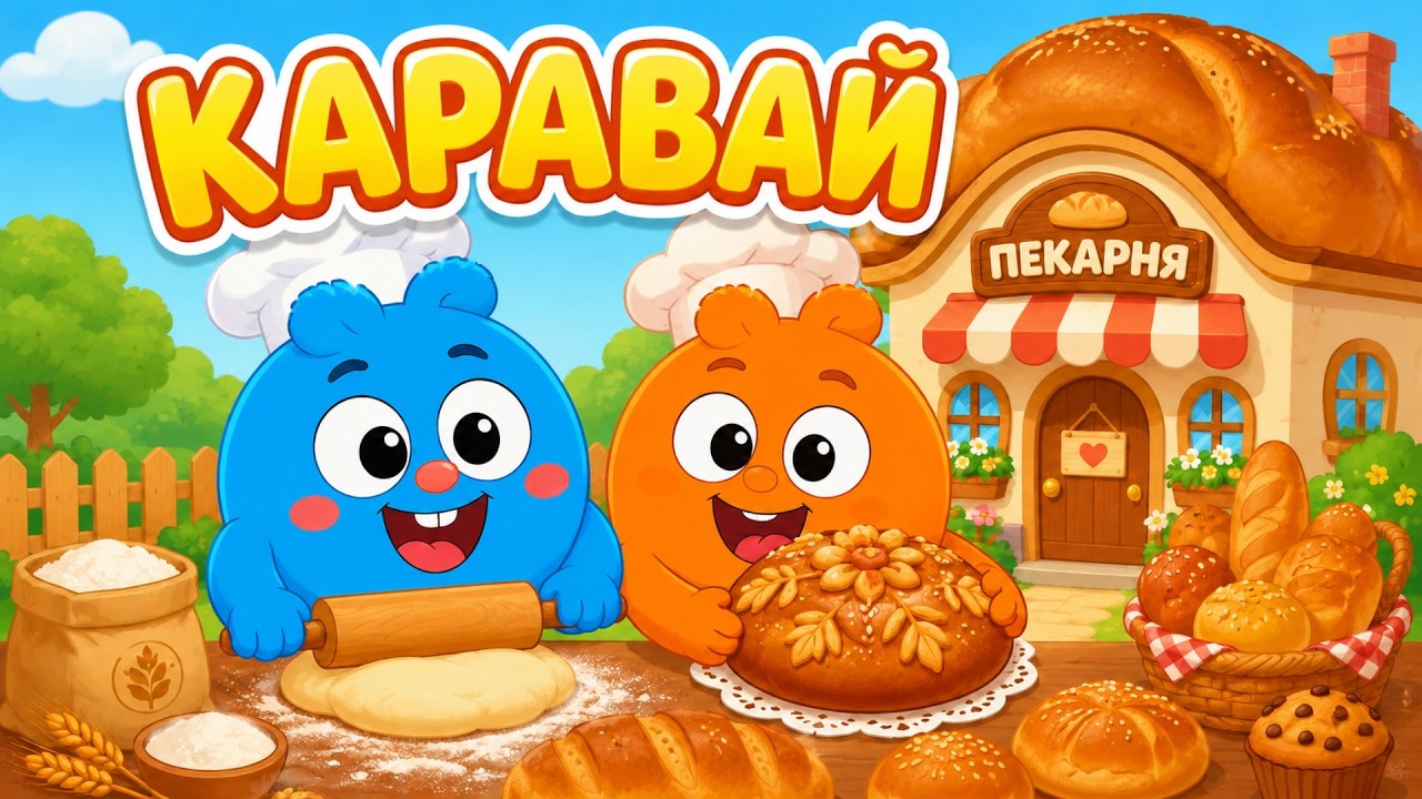 КАРАВАЙ 🥧ЛЮБИМЫЕ ХИТЫ ДЛЯ МАЛЫШЕЙ ♫ ЗАРЯДИСЬ ПОЗИТИВОМ!♫ Kinderlieder