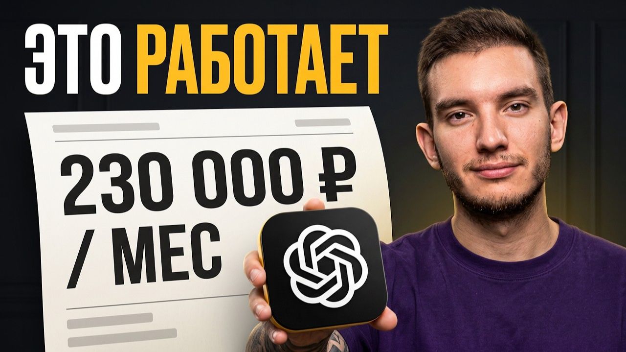 Лёгкий способ заработать на нейросетях в 2026 (без опыта, образования и таланта)