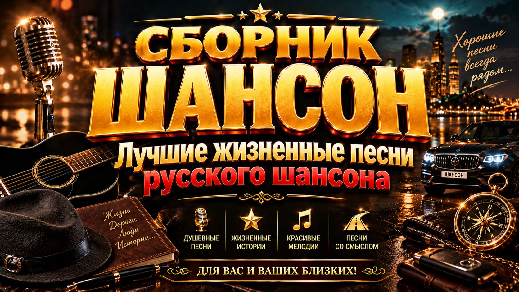 Сборник Шансон. Лучшие жизненные песни | Русский шансон про жизнь