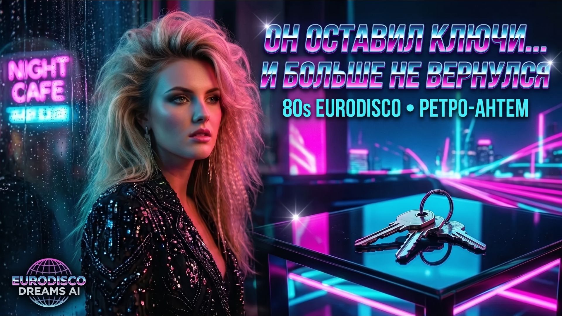 ЕВРОДИСКО 80-х: Leaving Your Key On The Table _ 80s Euro Disco & Synthpop (AI Lip Sync)