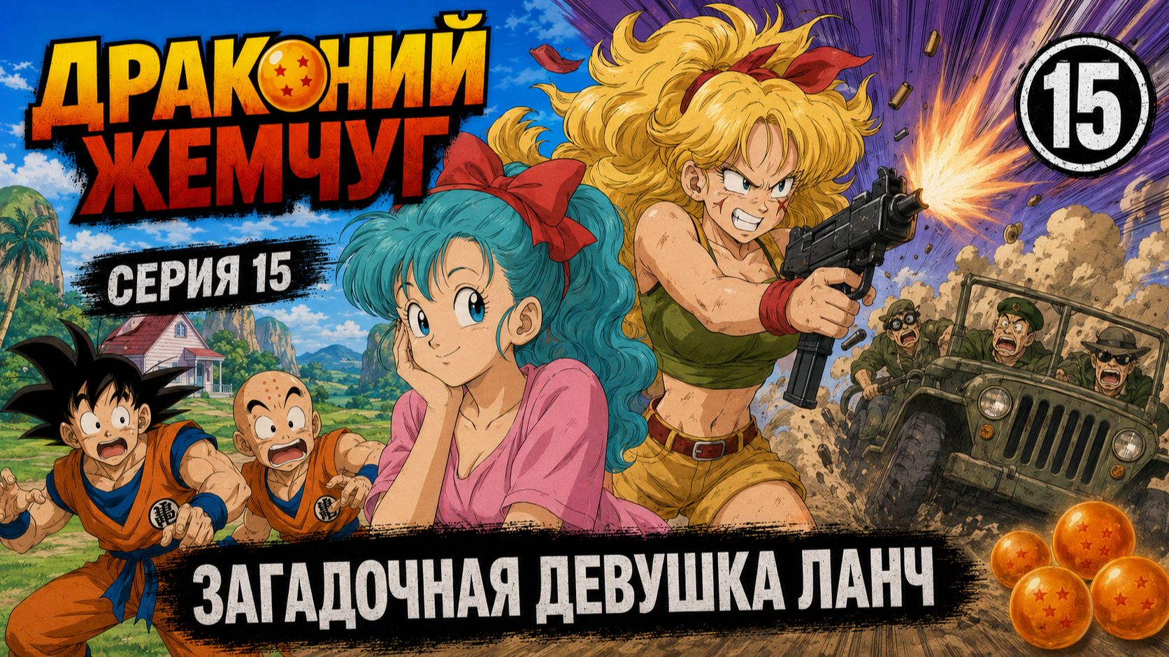 Драконий жемчуг | Dragon Ball 1986 15 серия озвучка LE-Production