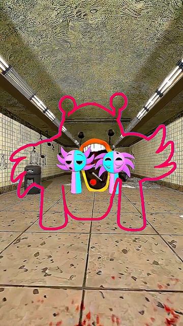 INCREDIBOX SPRUNKI ✨ HORROR SPRUNKIs IN TRAIN STATION 🚉 #shorts #incredibox #sprunki