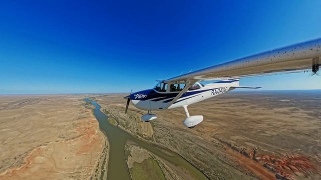 Туркестан-Байконур на Cessna 172. Смотрим запуск ракеты своими глазами
