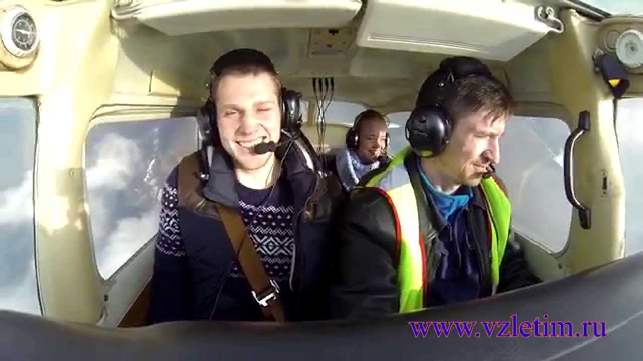 Полёты на самолёте Cessna-172 (GoPro)