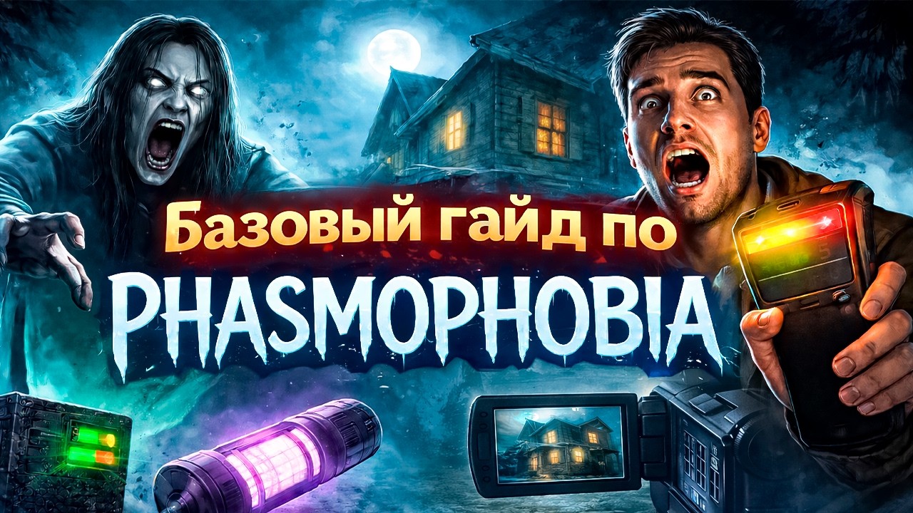 БАЗОВЫЙ ГАЙД ПО PHASMOPHOBIA 2026 | ВСЕ ОСНОВЫ ДЛЯ НОВИЧКОВ