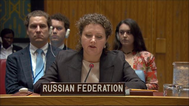 Point Of Order By Anna Evstigneeva At UNSC Briefing On 1737 Sanctions Committee