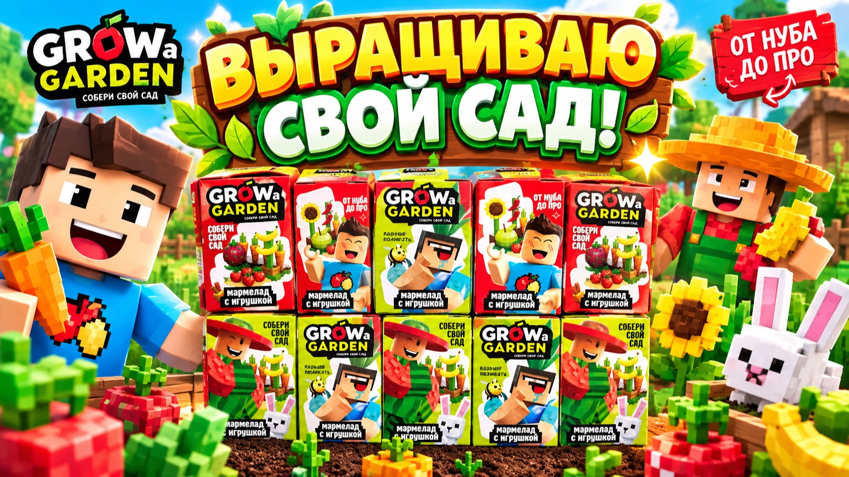 🌱🤯 ЧТО ВЫРАСТЕТ ИЗ ЭТИХ СЮРПРИЗОВ!? ОТКРЫВАЮ ВСЕ GROW A GARDEN СЮРПРИЗЫ от Sweet Box! 😱🍓
