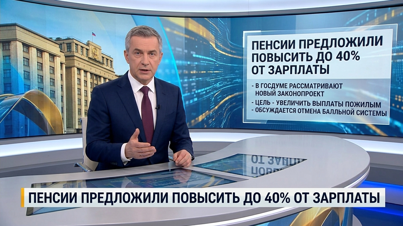 Пенсия не ниже 40% от зарплаты: что предлагают изменить