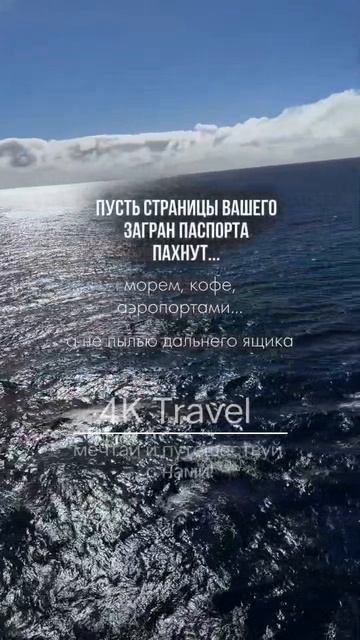 Пусть страницы вашего паспорта пахнут: морем, кофе, аэропортами, а не пылью дальнего ящика. ♥️