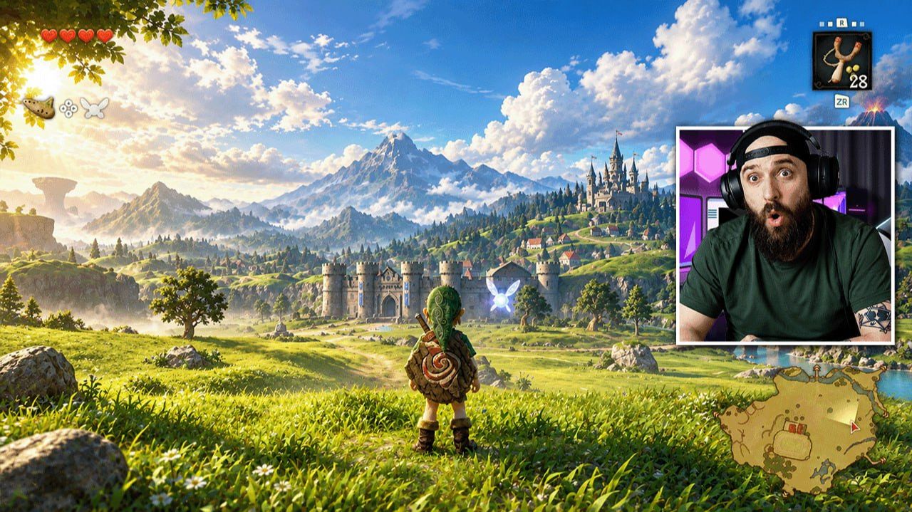 Геймплей ремейка The Ocarina Of Time выглядит просто безумно круто..