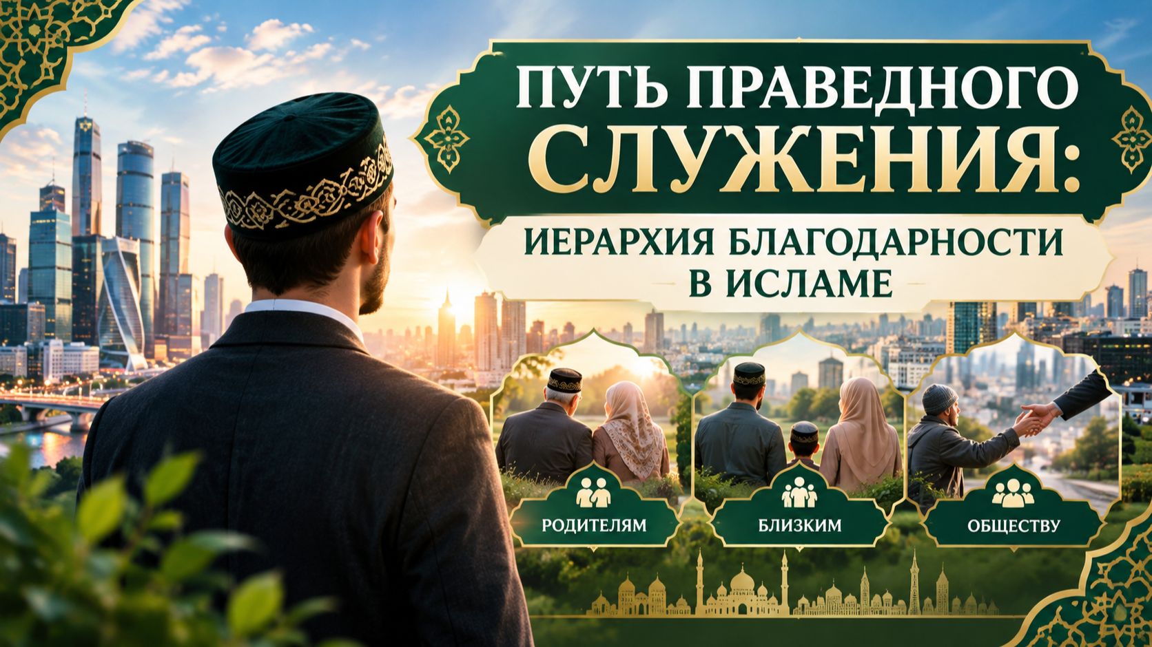 ПУТЬ ПРАВЕДНОГО СЛУЖЕНИЯ: ИЕРАРХИЯ БЛАГОДАРНОСТИ В ИСЛАМЕ