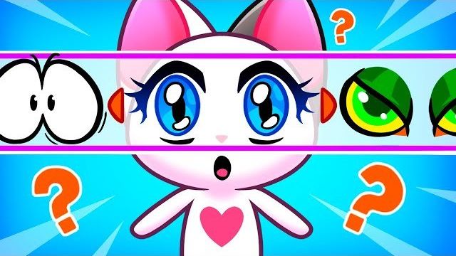 Где мои глаза? 👀 Изучите части тела с помощью мурлыканья-мурлыканья
