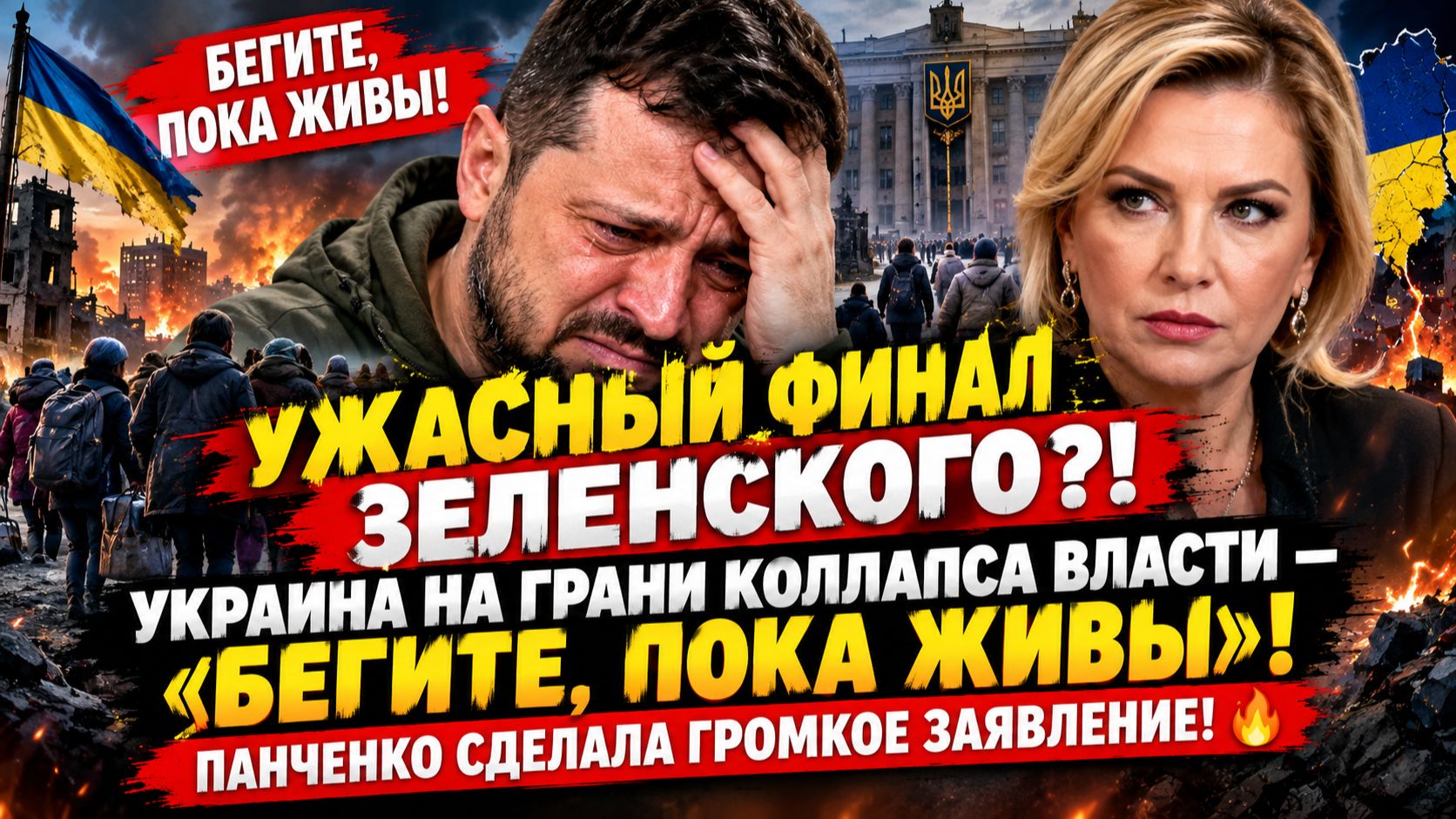 🚨 УЖАСНЫЙ ФИНАЛ ЗЕЛЕНСКОГО! УКРАИНА НА ГРАНИ КОЛЛАПСА ВЛАСТИ —! ПАНЧЕНКО СДЕЛАЛА ГРОМКОЕ ЗАЯВЛЕНИЕ!