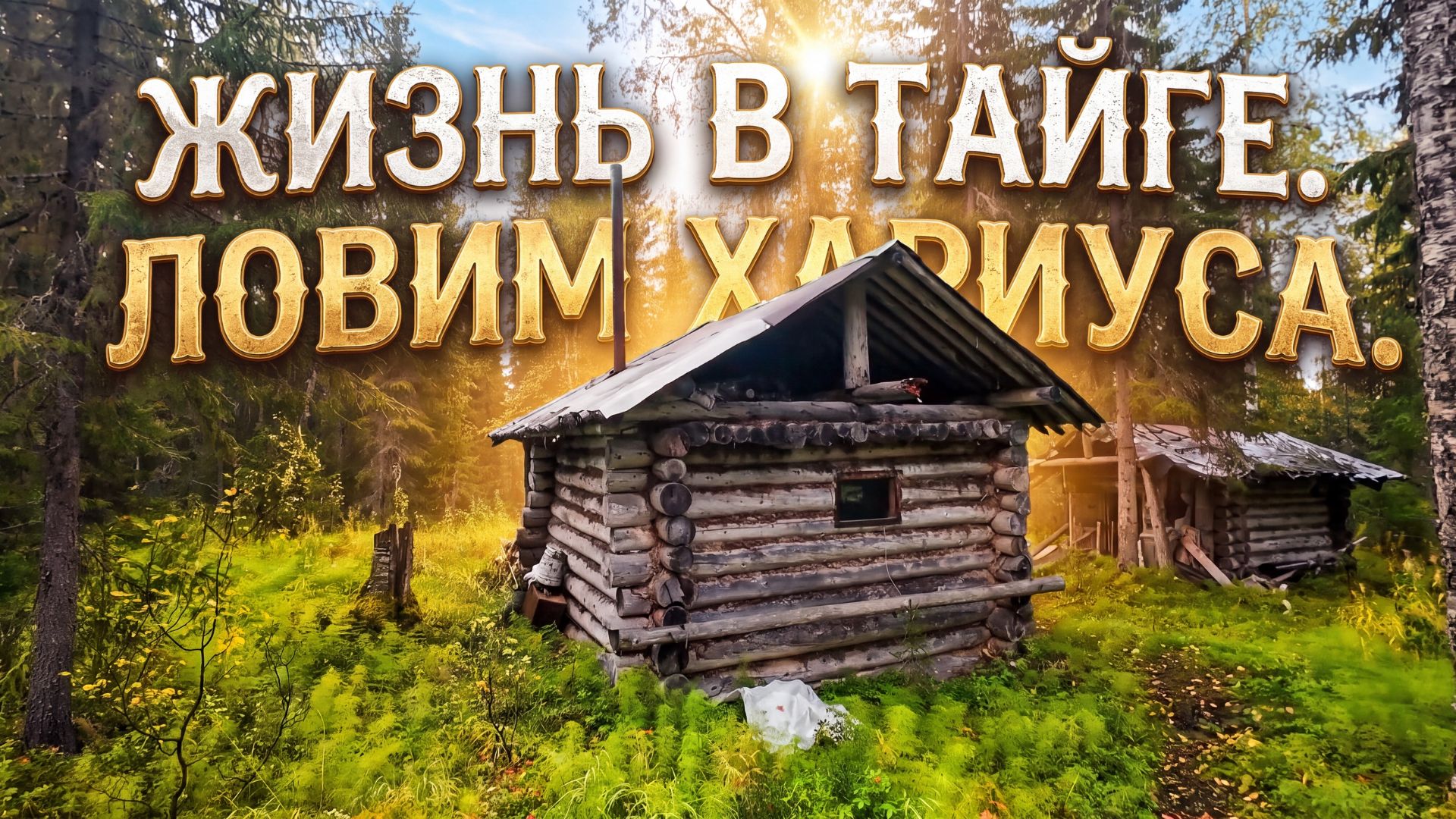 Утро в избе. Утренний клёв хариуса и дорога до родной избы.