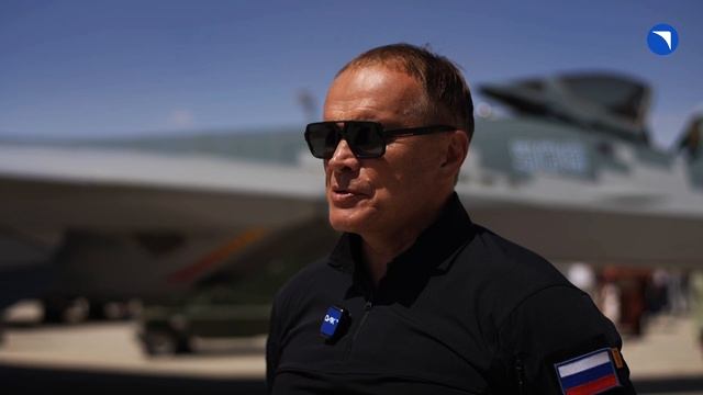 Герой России, шеф-пилот ОКБ Сухого Сергей Богдан рассказал про маневренность самолета Су-57Э