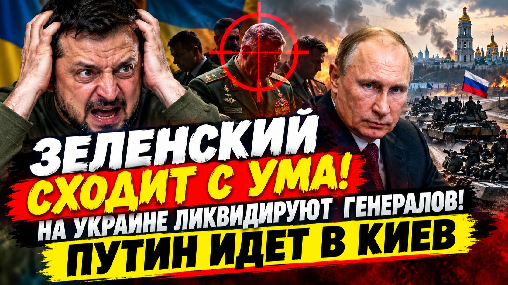 🚨 ЗЕЛЕНСКИЙ В ПАНИКЕ?! ГЕНЕРАЛЫ ОКАЗАЛИСЬ ПОД УДАРОМ — ПУТИН ИДЁТ НА КИЕВ?! ШОК НА УКРАИНЕ