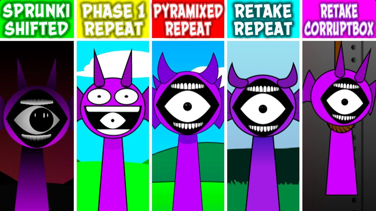 INCREDIBOX SPRUNKI: SHIFTED 🔄 НО ВСЕ — ФАЗА 1 ⚔️ RETAKE ⚔️ PYRAMIX ⚔️ CORRUTBOX! 🔥🌀