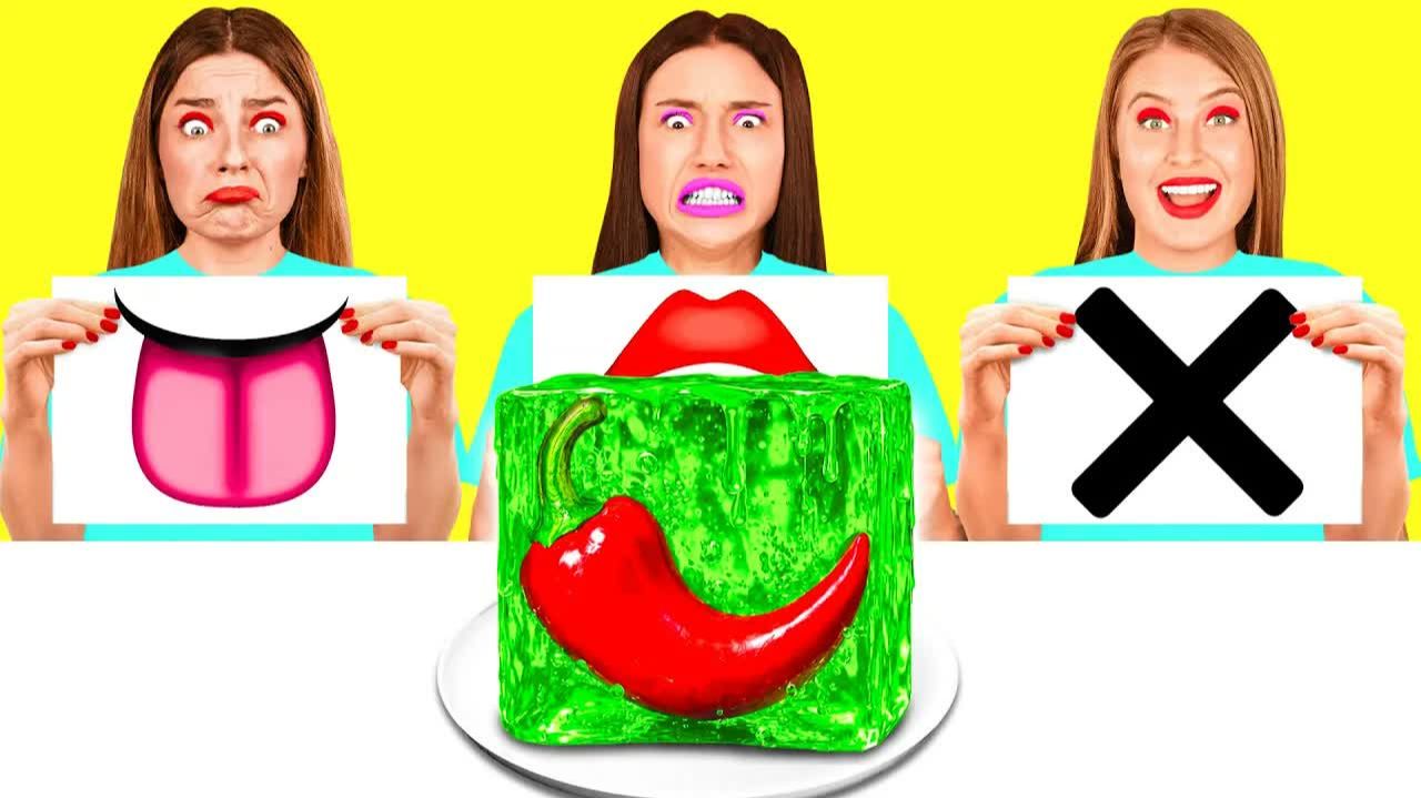 Откуси Лизни или Ничего Челлендж | Смешные Ситуации и Неудачи от GoFun Challenge