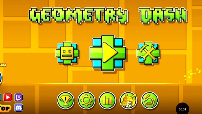 Stereo Madness и Back On Track от Robtop (игра Geometry Dash)