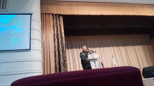 В НГАТУ выступил председатель ﹤﹤Боевого братства﹥﹥ В. Корюков