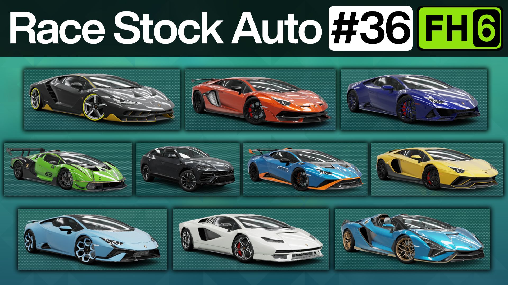 Forza Horizon 6 - Race Stock Auto #36