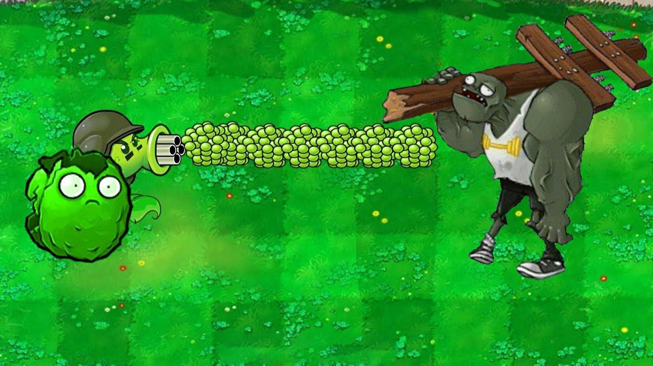 Растения против зомби Нybrid Plants Vs Zombies битва прохождение PvZ Гаргантюар Zomboss топ ПвЗ