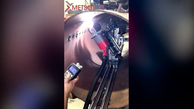 Сварка трубной решётки внутри трубы