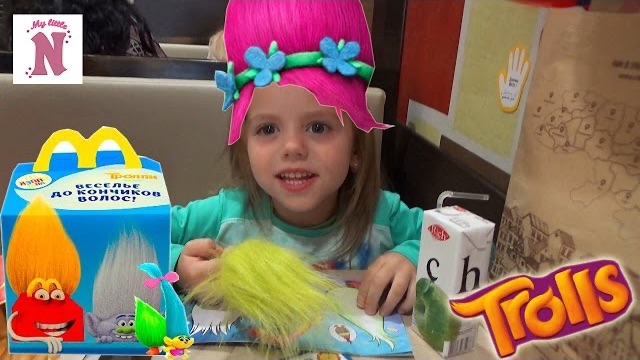 ВЛОГ Мастерская шоколада Игрушки Тролли 2016 в Хеппи Мил Макдональдс Happy Meal Trolls 2016