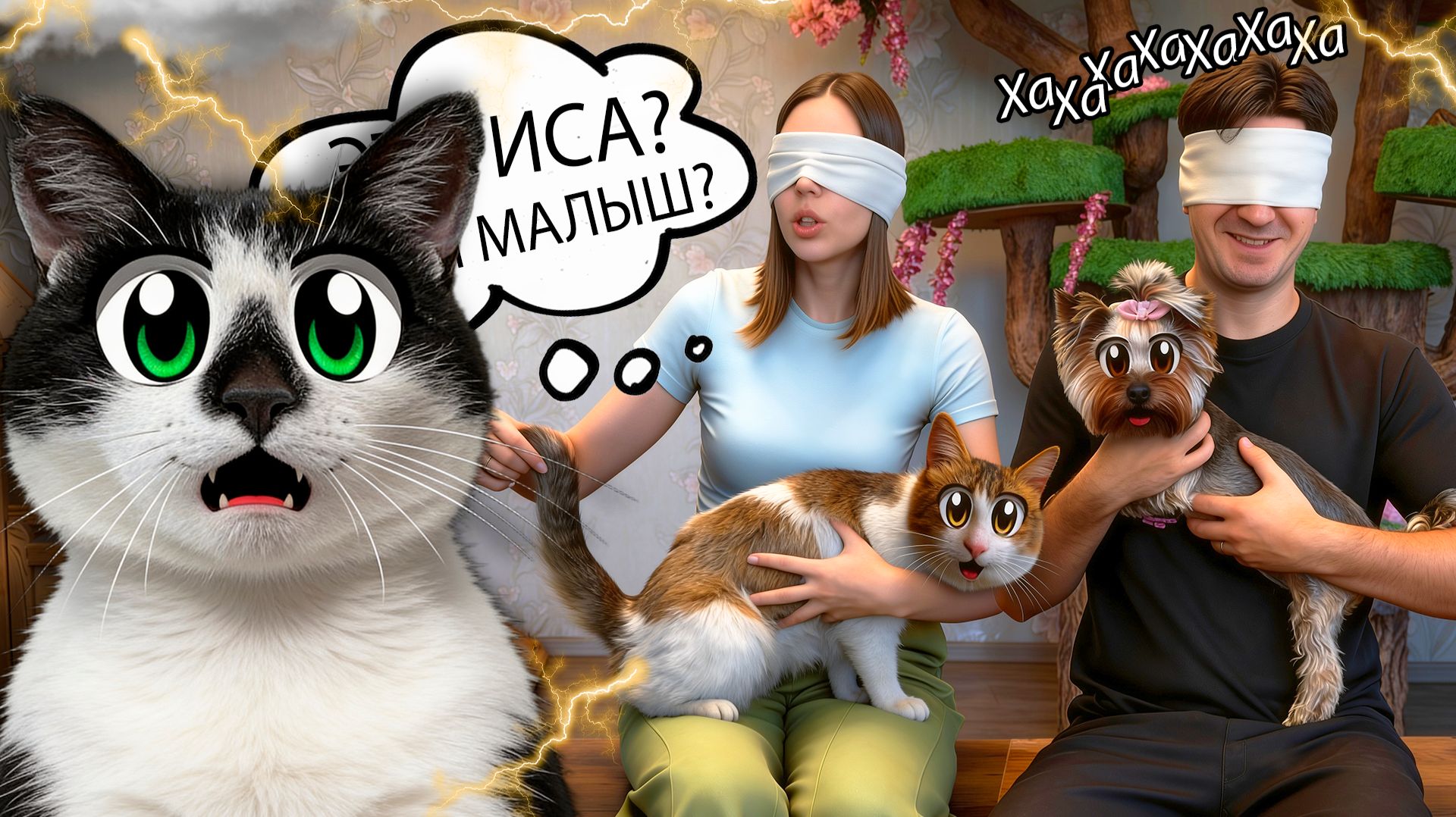 ПРОВЕРКА КОТОВ! ПОВТОРИЛИ ВИРУСНЫЕ ТРЕНДЫ ИЗ ИНТЕРНЕТА: РЕАКЦИЯ МАЛЫША И МУРКИ НА ИДЕИ