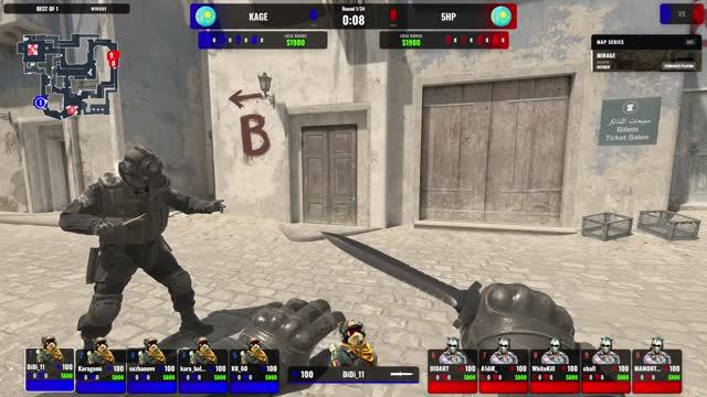 5HP -vs- KAGE | Gentlemen’s Tournament #5 | Групповой Этап | @kn1feTV
