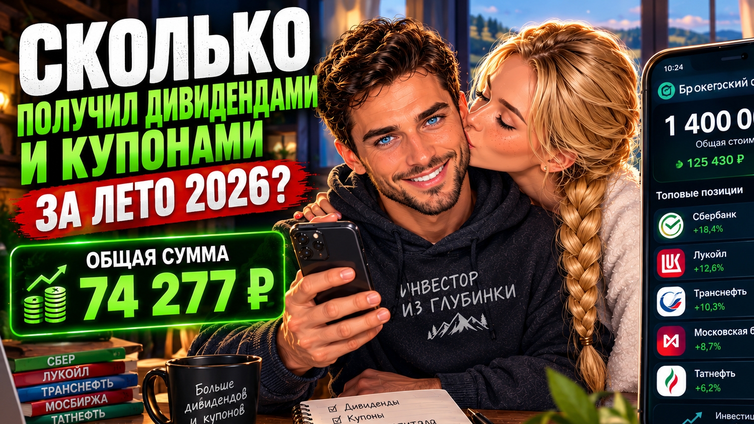 Мой Пассивный доход на фондовом рынке за ЛЕТО 2026. Сколько получил Дивидендами?