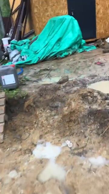 Как сделать времянку для воды если дома еще нет?