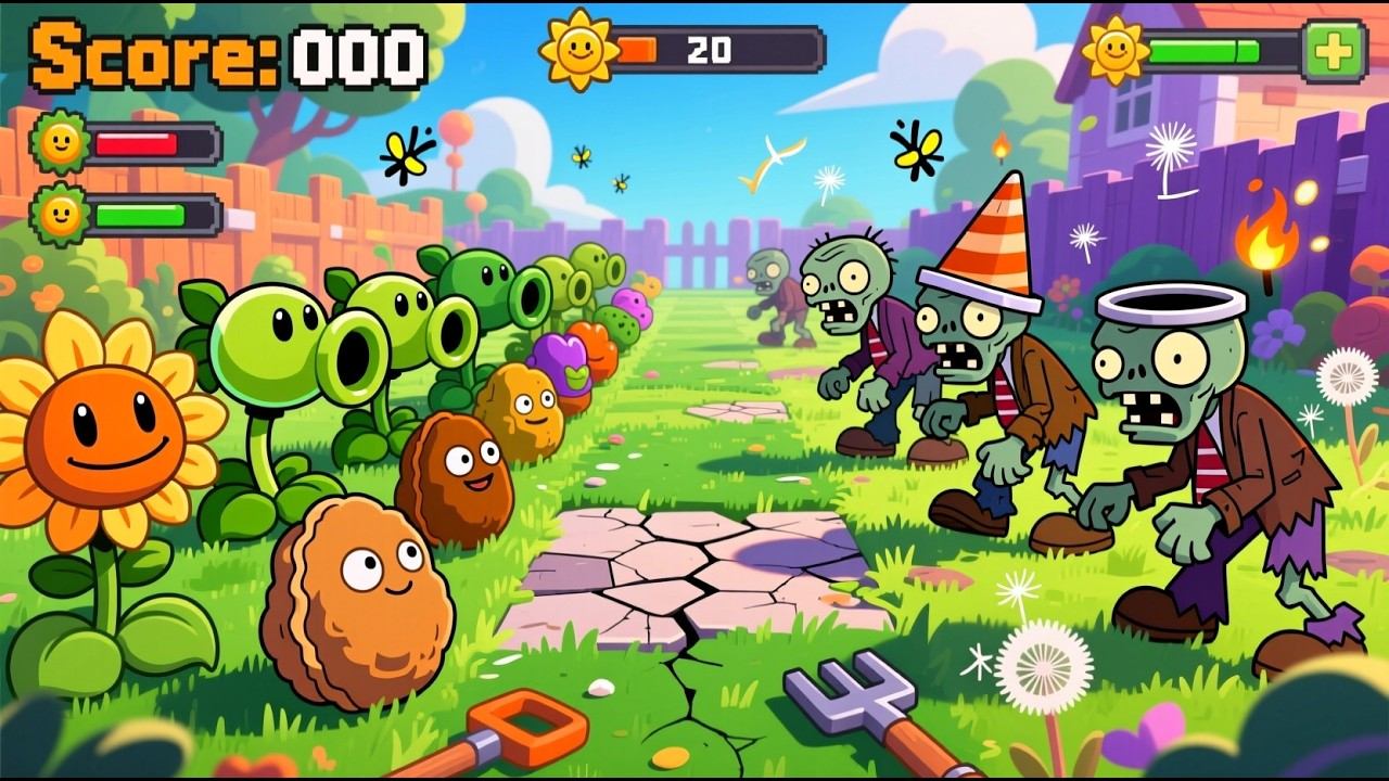 Plants Vs Zombies Competitive 2-Player PS3 HD
