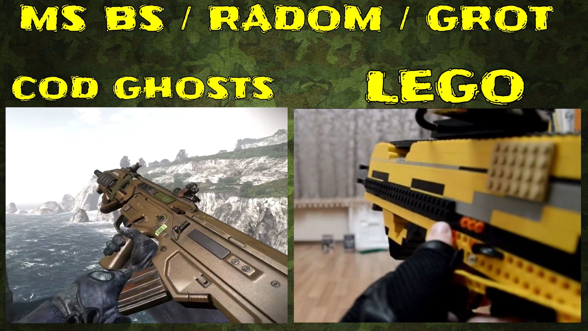 ЛЕГО ОРУЖИЕ | ПОЛЬСКИЙ БУЛЛПАП MS BS \ RADOM \ GROT | СТРЕЛЯЕТ