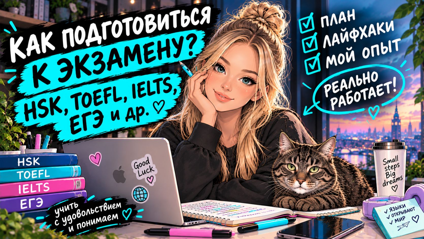 Изучение языков, мотивация, дисциплина